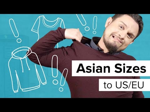 Convertir tallas asiáticas en tallas estadounidenses
