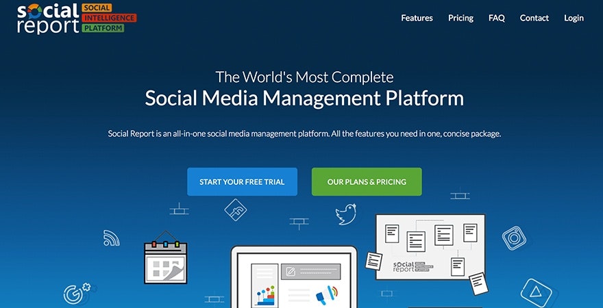 Social Report - herramientas de redes sociales