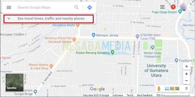 abrir el sitio de Google Maps