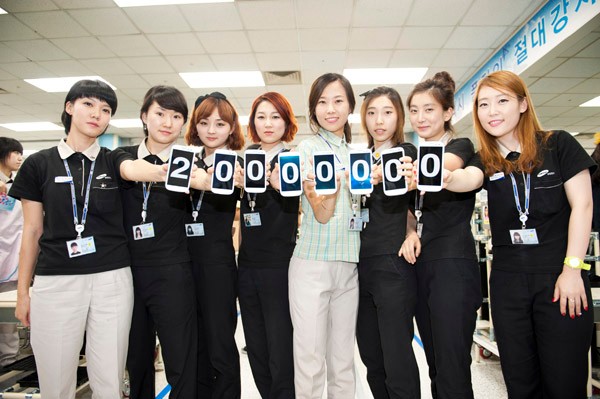 20 millones en 100 días, dice Samsung