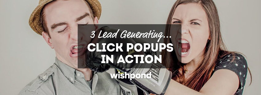 3 Lead Generating Click Popups in Action
