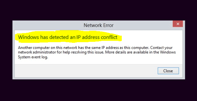 3 formas de superar Windows ha detectado un conflicto de dirección IP (exitoso)