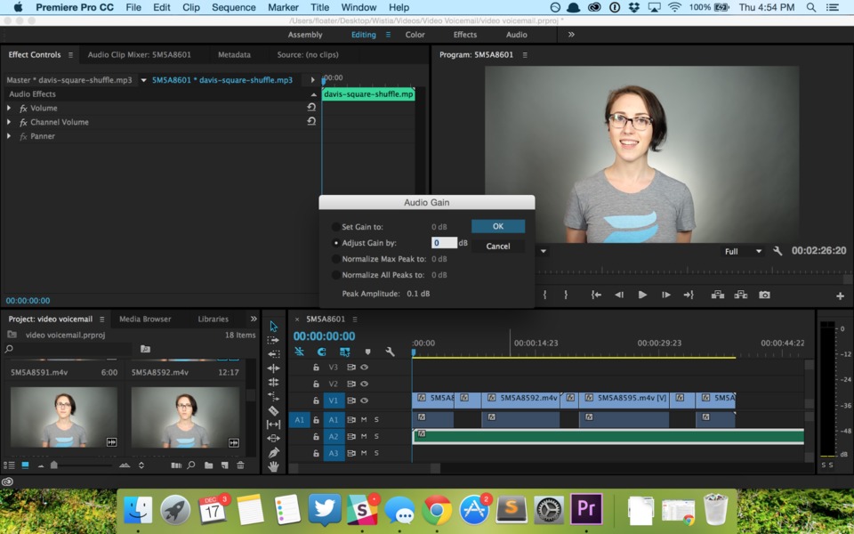 7 lecciones de Adobe Premiere de la edición de mi primer video