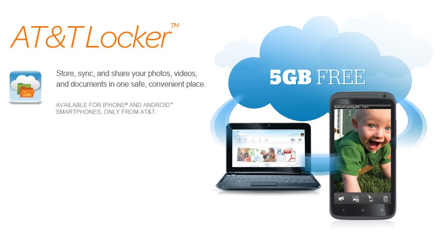AT&T Cloud Storage ofrece 5 GB de almacenamiento gratuito con su aplicación Locker