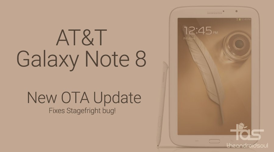 AT&T Galaxy Note 8.0 recibe corrección Stagefright en Android 4.4.  Kit Kat