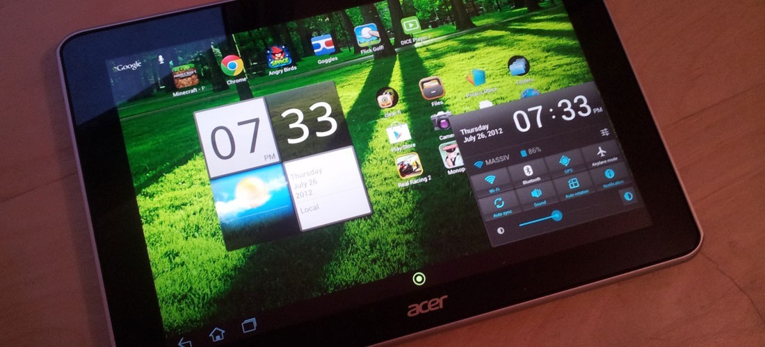 Acer Iconia Tab A700 Precio reducido a solo 399 €.  Obtiene una pantalla de 1080p y Android 4.1