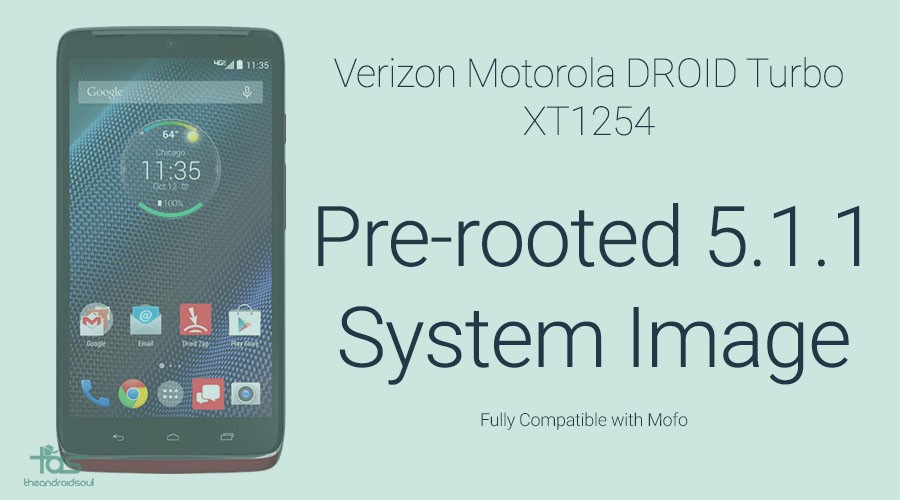 Actualice Droid Turbo a Android 5.1.1 con Mofo Root retenido, ¡sí, ahora es posible!