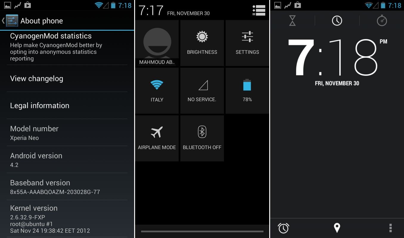 Actualice Xperia Neo a Android 4.2 con CyanogenMod 10.1