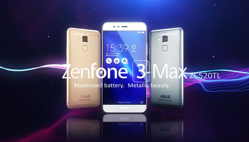 Actualización de Asus Zenfone 3 Max con cámara optimizada, rendimiento táctil y corrección de errores