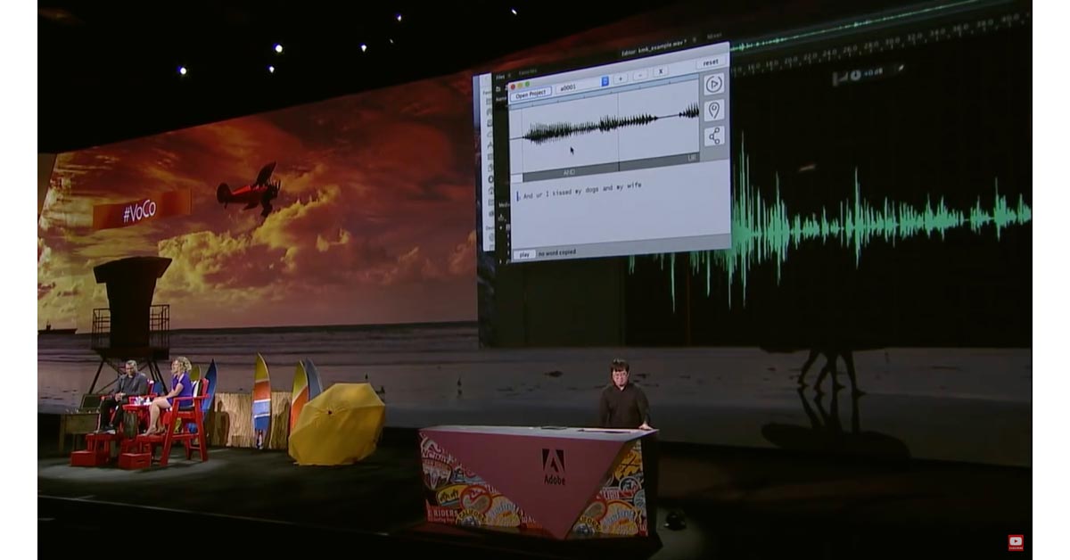 Adobe demuestra Project VoCo, Photoshop para la voz
