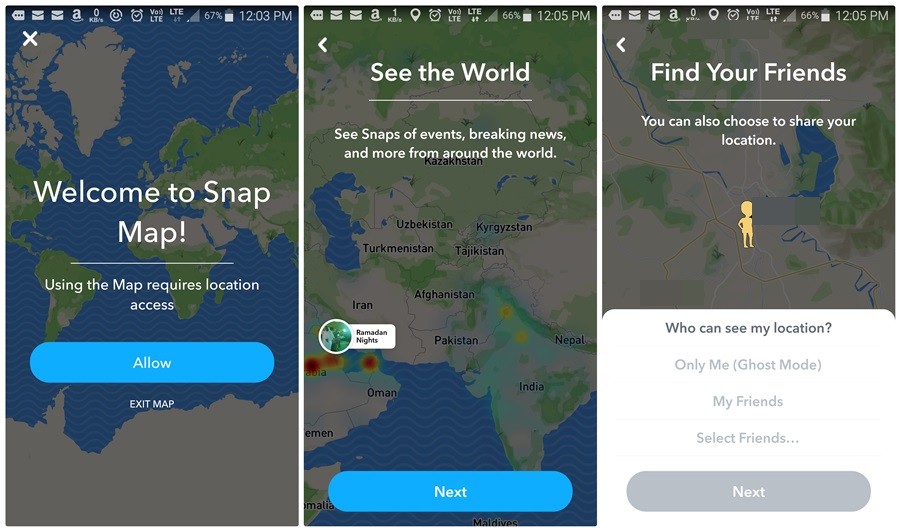 Ahora vea a sus amigos de Snapchat en tiempo real con la nueva función Snap Map