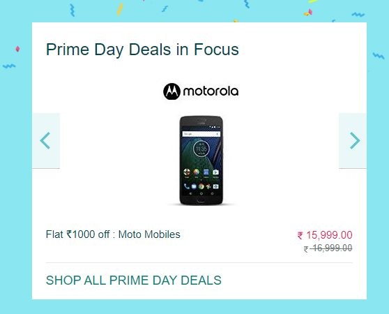 Ahorre INR 1000 en la venta del día de Amazon Prime