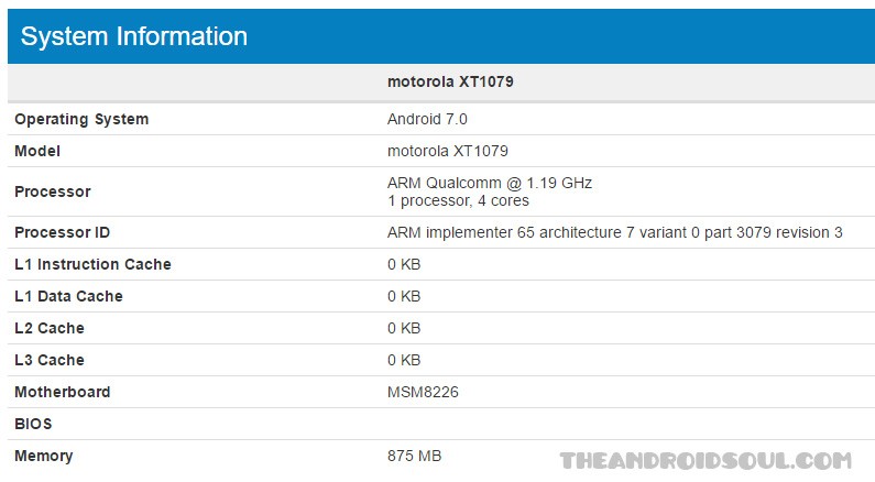 Android 7.0 Nougat detectado en Moto G2 LTE XT1079