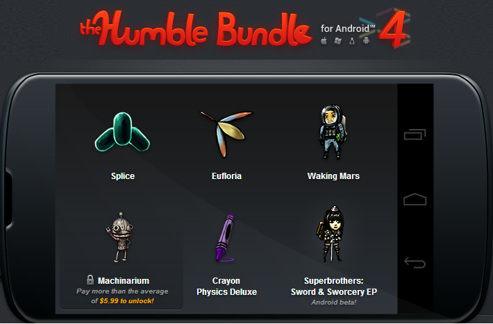 Android obtiene el paquete Humble Bundle de 6 juegos