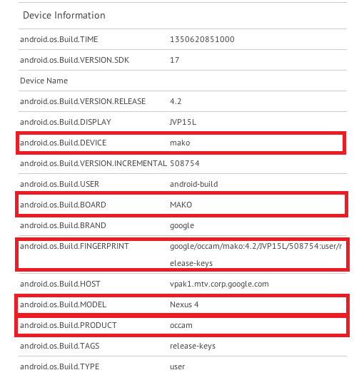 Aparecen los benchmarks de LG Nexus 4, confirma que es el Occam y es el Mako