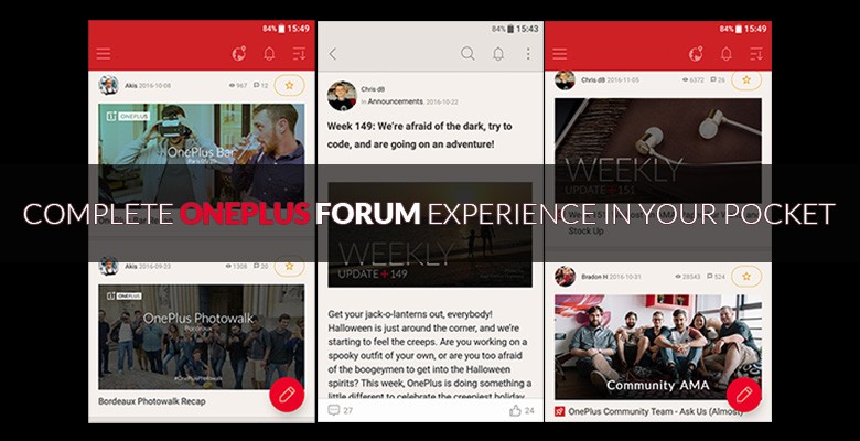 Aplicación OnePlus Community lanzada en Play Store