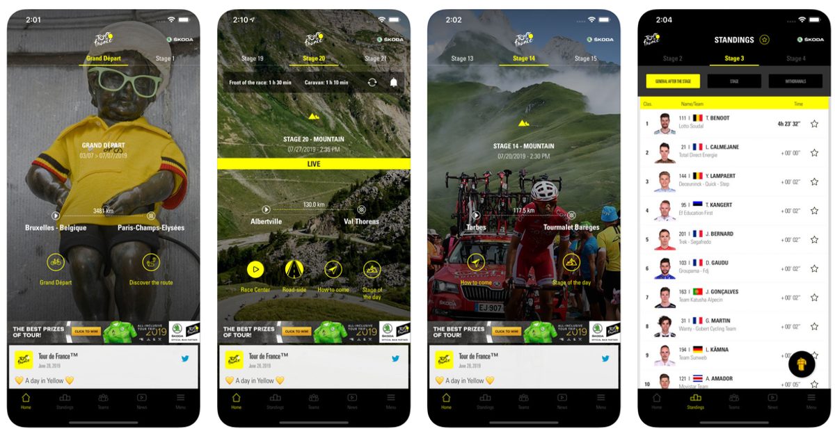 Tour De France app