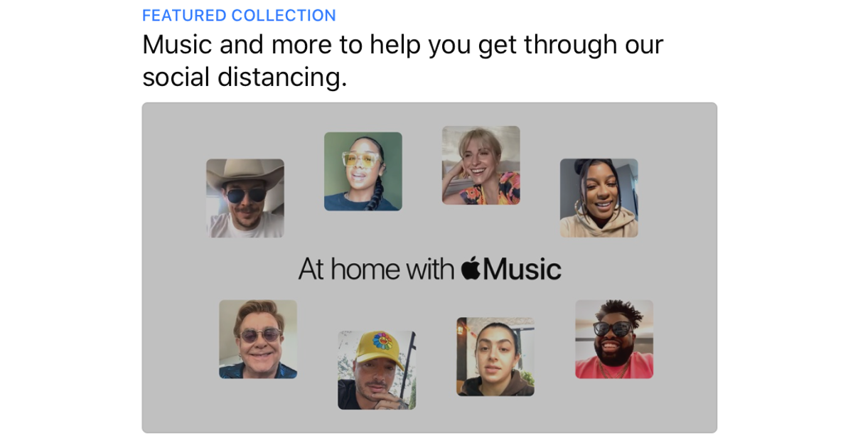 Apple Music Offers Insight Into Popstars Lockdown Lives With ‘At Home’ Collection