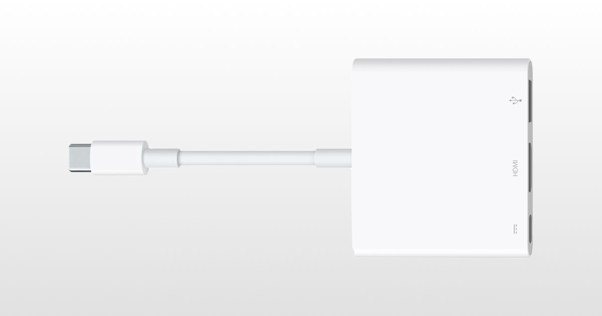 Apple actualiza el adaptador USB-C con HDMI