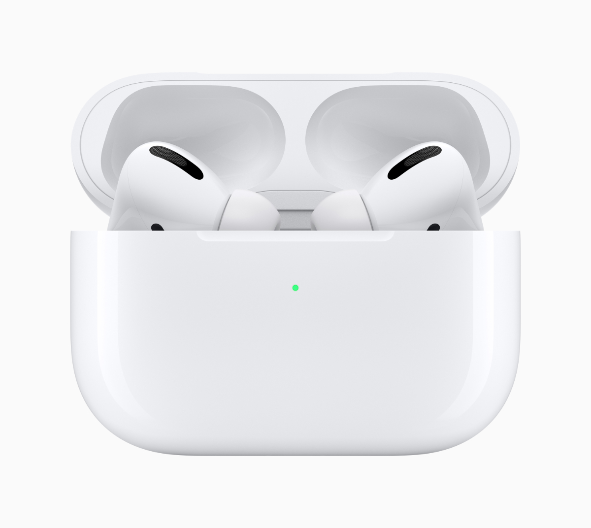 AirPods Pro have soft silicone ear-tips that seal out ambient noise.