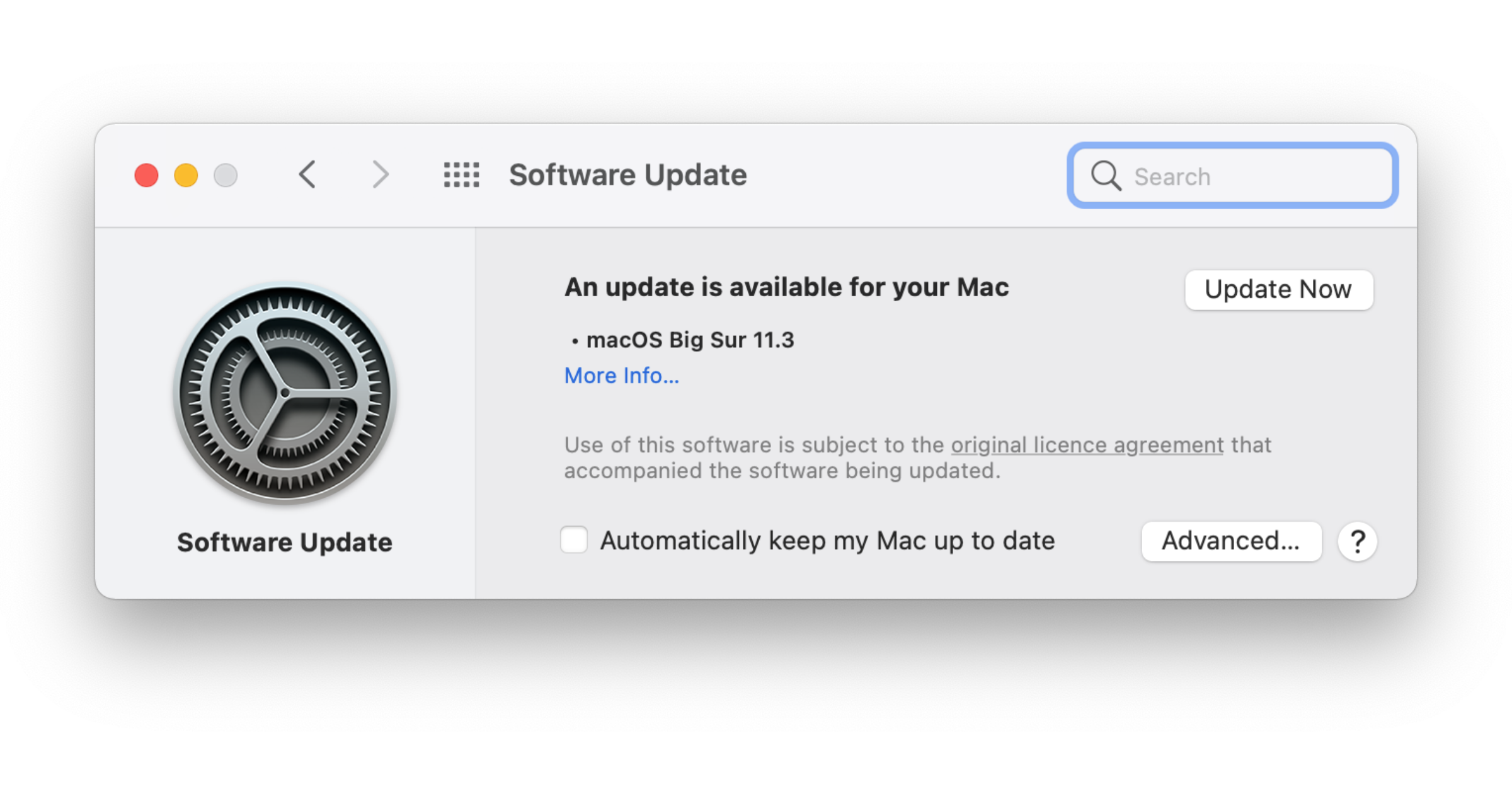 Mac OS Big Sur 11.3