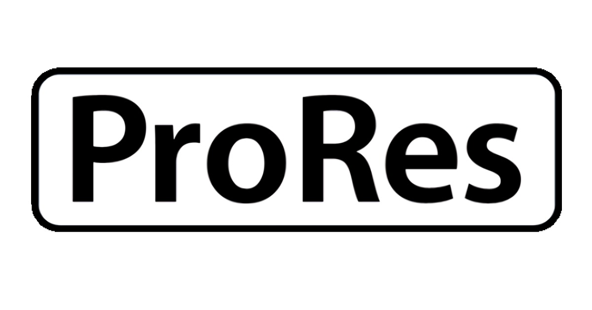Image of text saying ProRes