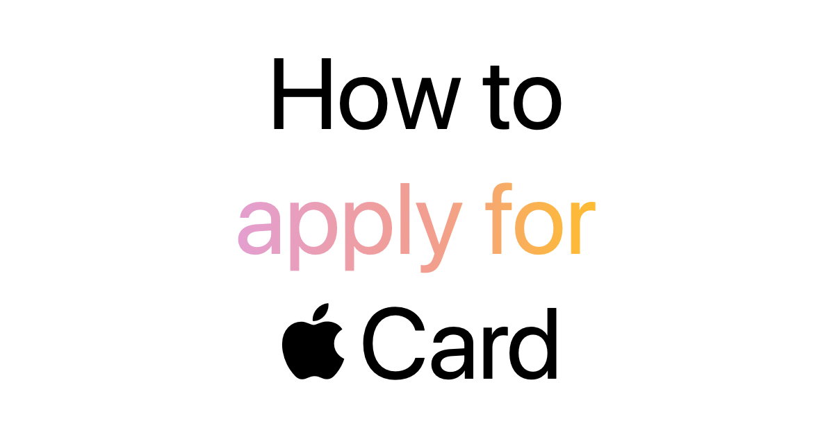 Apple ofrece una vista previa del proceso de registro de la tarjeta de Apple