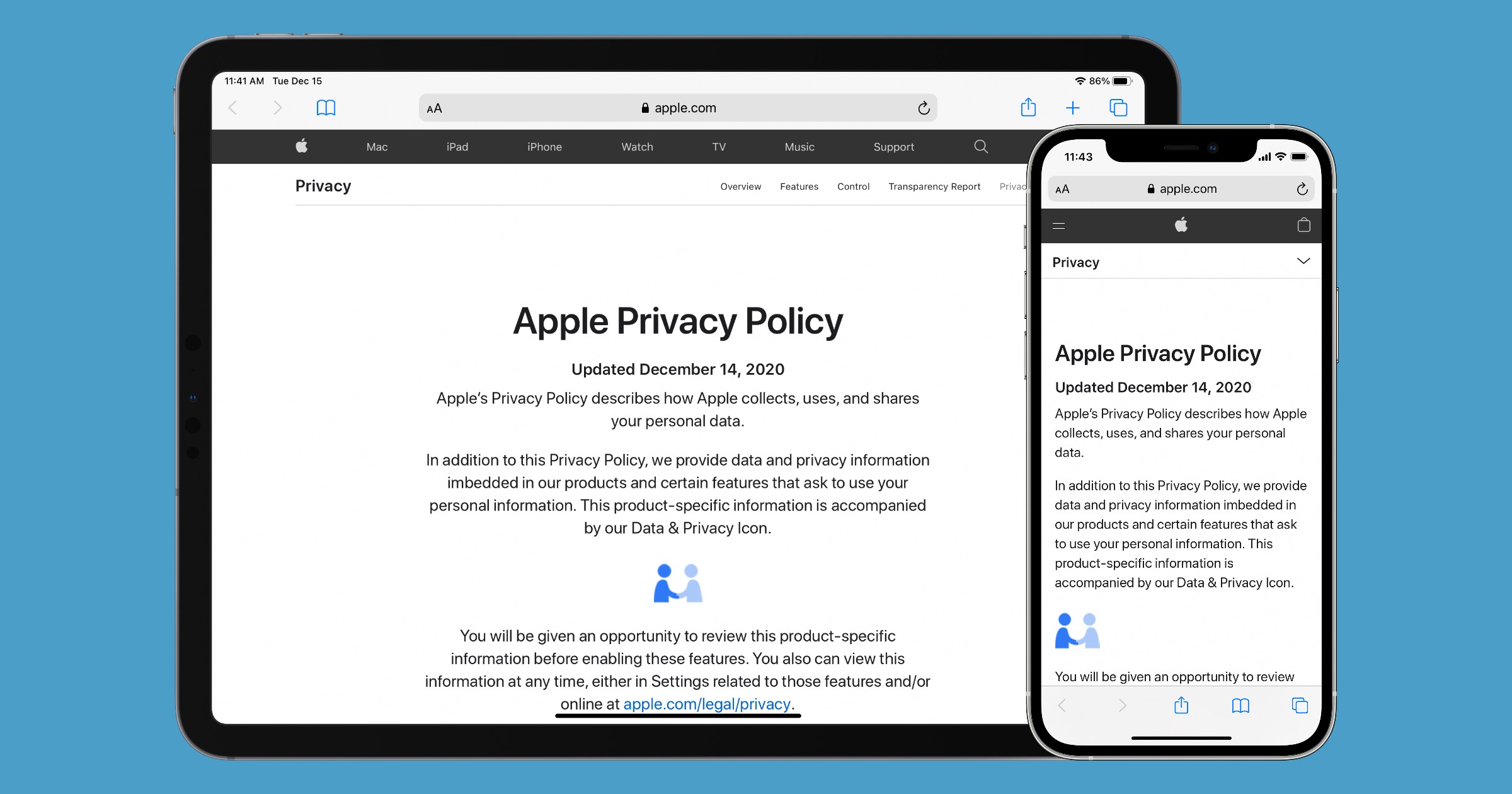 Apple revisa la política de privacidad para facilitar su lectura