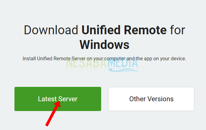 instale la aplicación "Unified Remote" en el dispositivo portátil