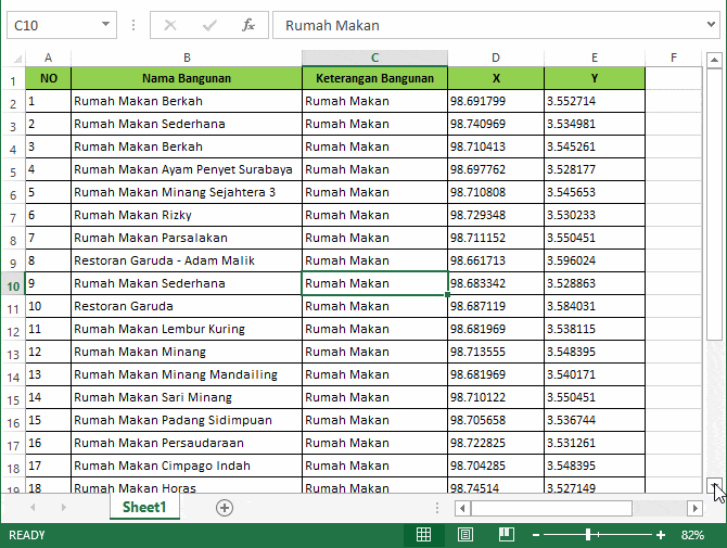 Cómo usar paneles congelados en Excel