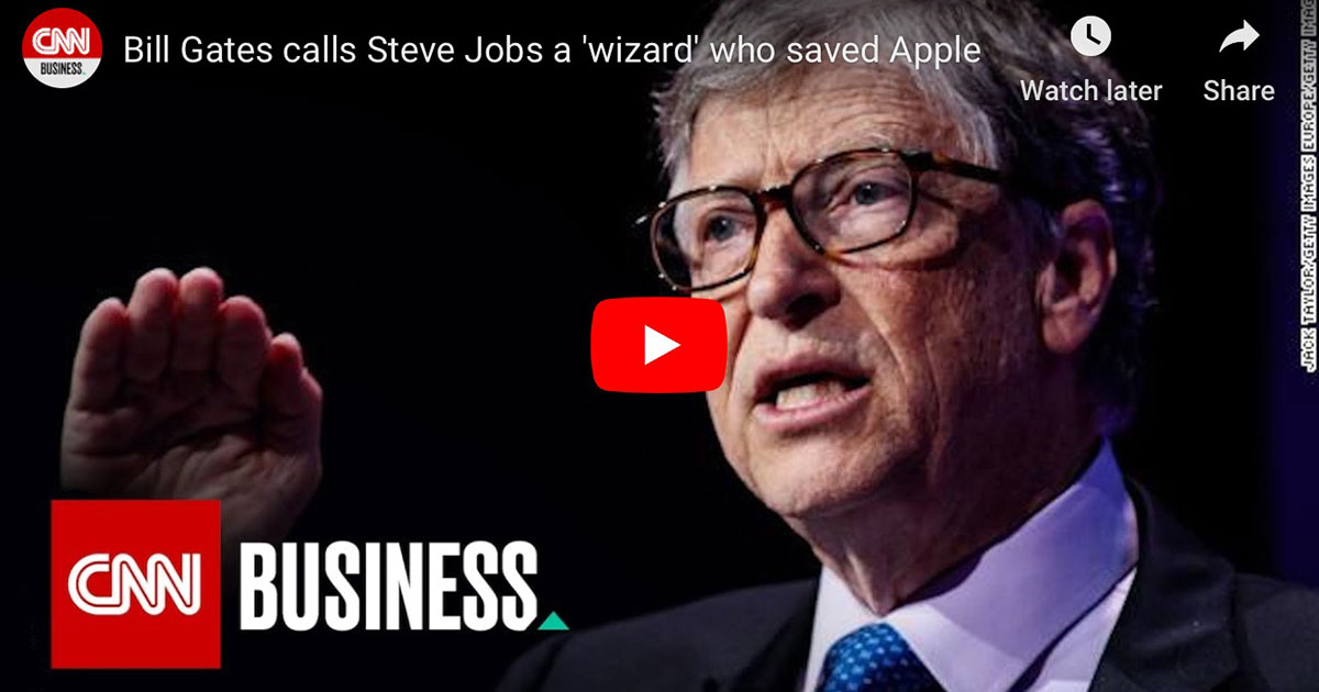 Bill Gates sobre el campo de distorsión de la realidad de Steve Jobs y el lanzamiento de hechizos