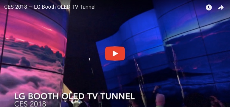 CES - Recorrido en video de LG Booth OLED TV