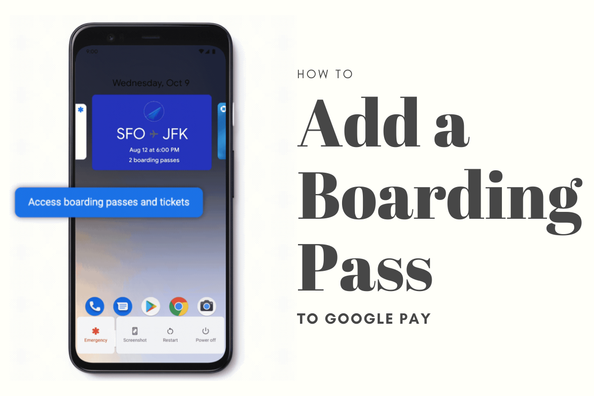Cómo agregar una tarjeta de embarque a Google Pay