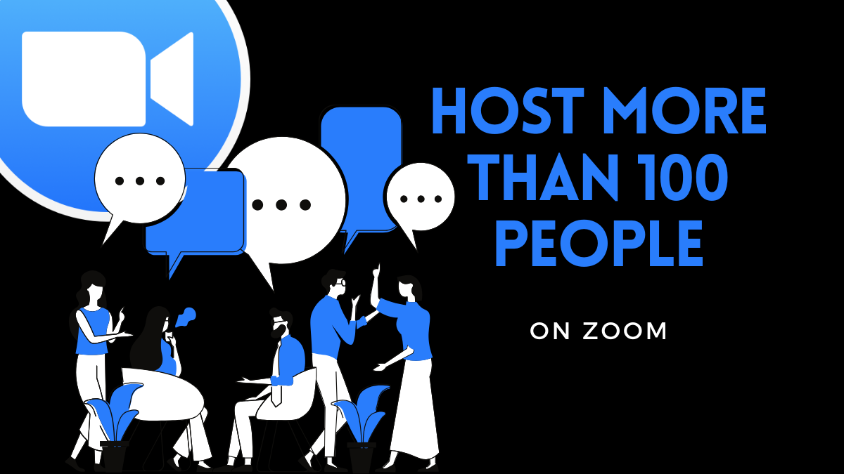 Cómo alojar a más de 100 personas en Zoom