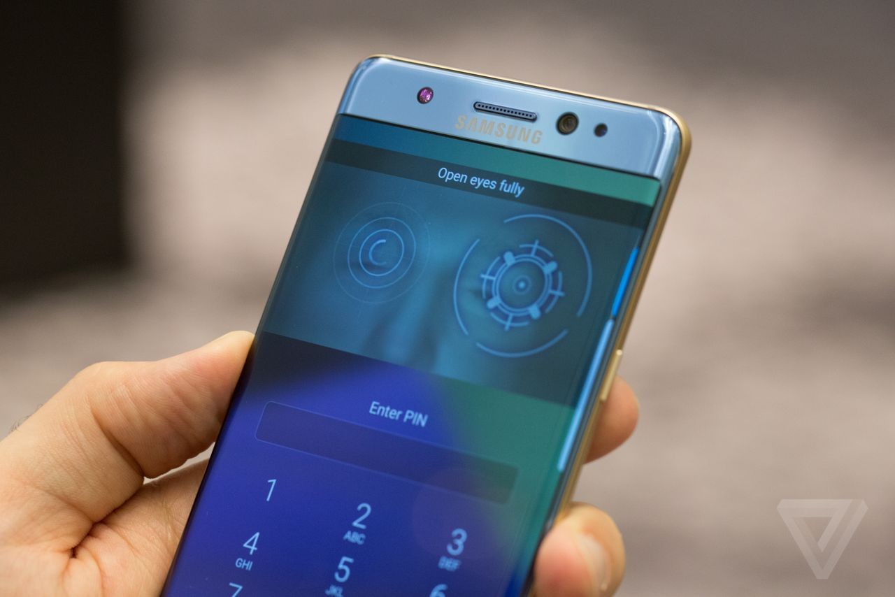 Cómo configurar el escáner de iris en Galaxy Note 7