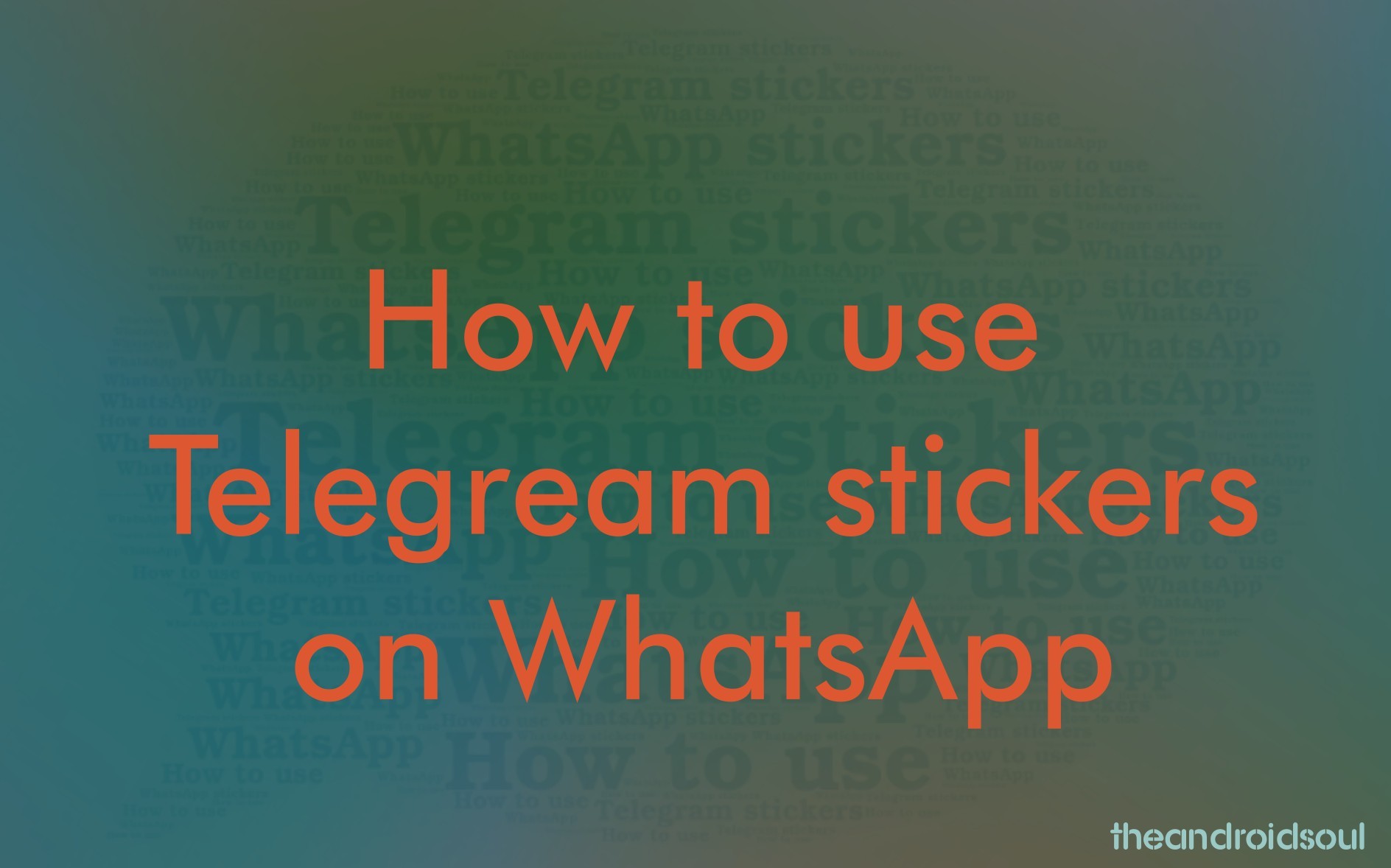 Telegram stickers on WhatsApp app