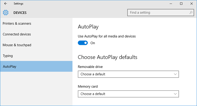 Cómo desactivar la reproducción automática/la ejecución automática de Windows 10 fácilmente