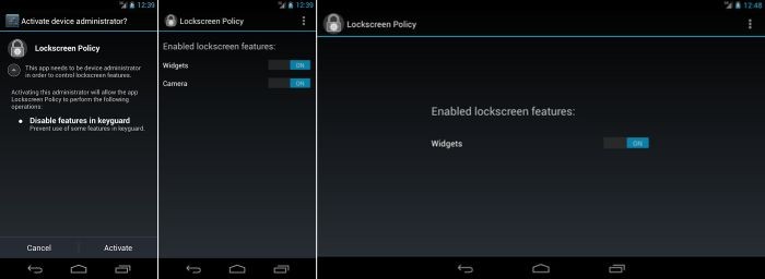 Cómo deshabilitar los widgets de la pantalla de bloqueo en Android 4.2