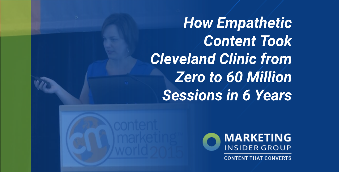 Cómo el contenido empático llevó a Cleveland Clinic de cero a 60 millones de sesiones en 6 años