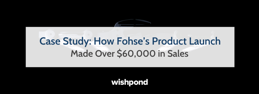 Case Study: How Fohse’s Product Launch Made Over $60,000 in Sales