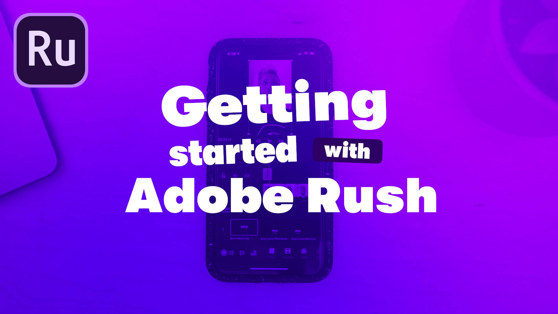 Cómo empezar con Adobe Rush