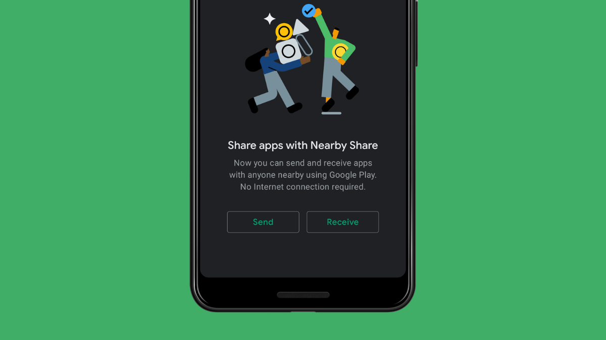 Cómo enviar y recibir aplicaciones de Android usando Near Share