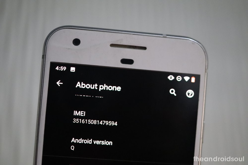 Android Q dark mode