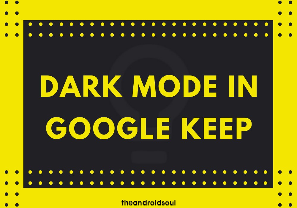 Cómo habilitar el modo oscuro en Google Keep