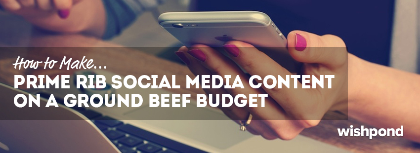 How to make prime rib social media content on a ground beef budget