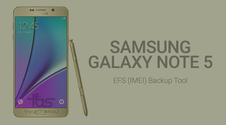 Cómo hacer una copia de seguridad de EFS en Samsung Galaxy Note 5