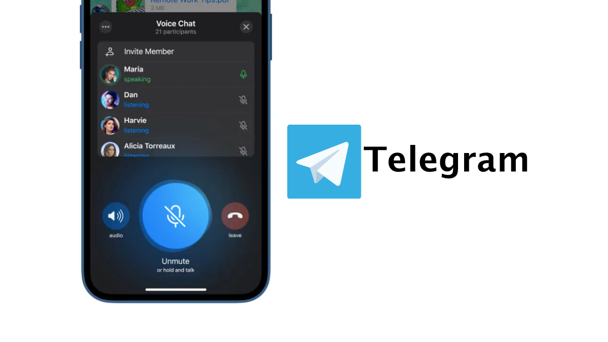Cómo iniciar y unirse al chat de voz en vivo en Telegram