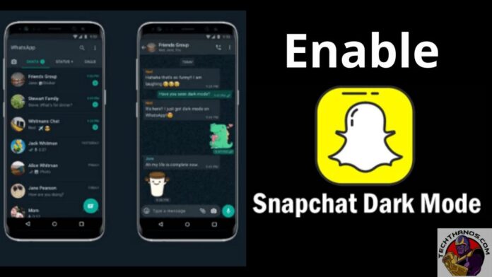 Cómo obtener el modo oscuro en Snapchat: Android e iOS
