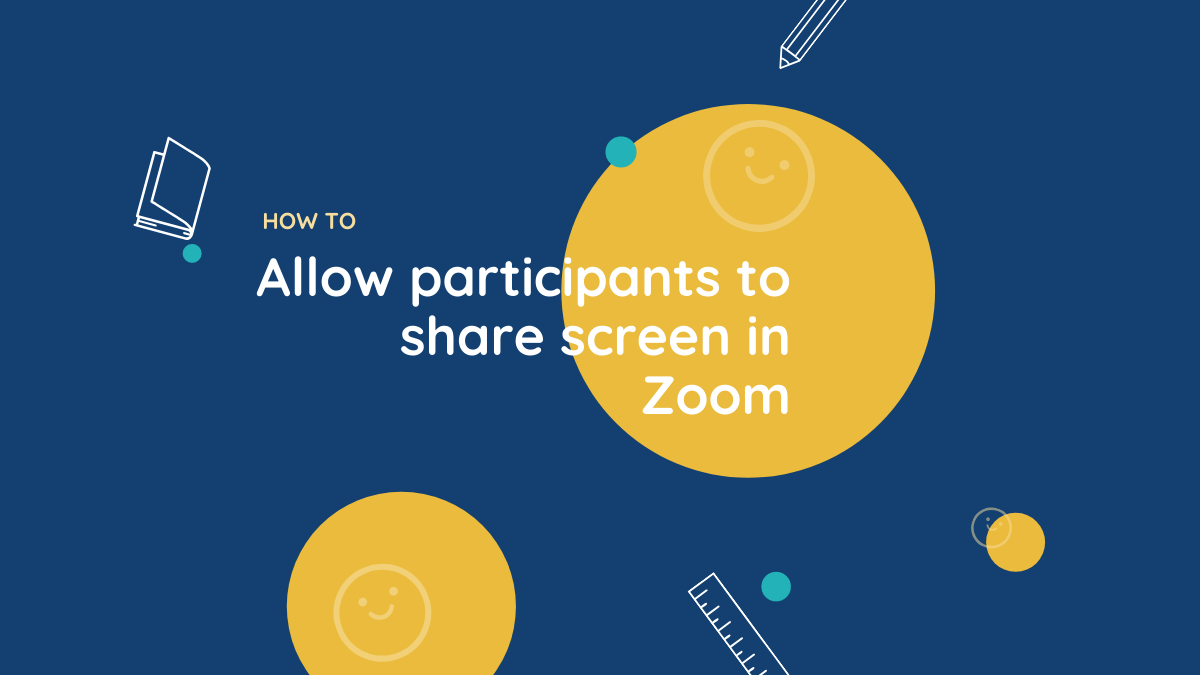 Allow participants to share screen in Zoom