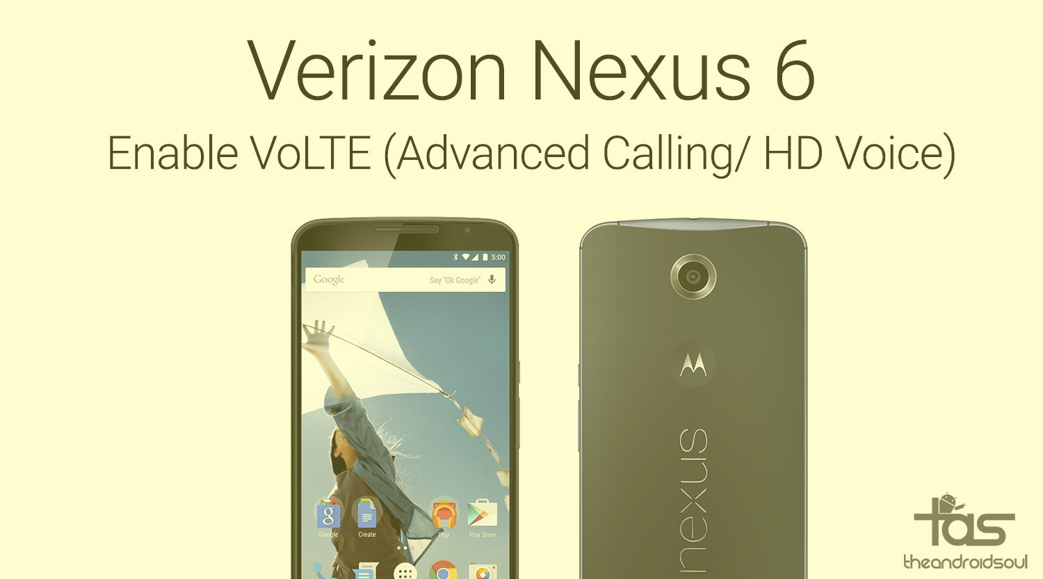 Cómo reparar Verizon Nexus 6 VoLTE (llamadas avanzadas/voz HD) en Marshmallow